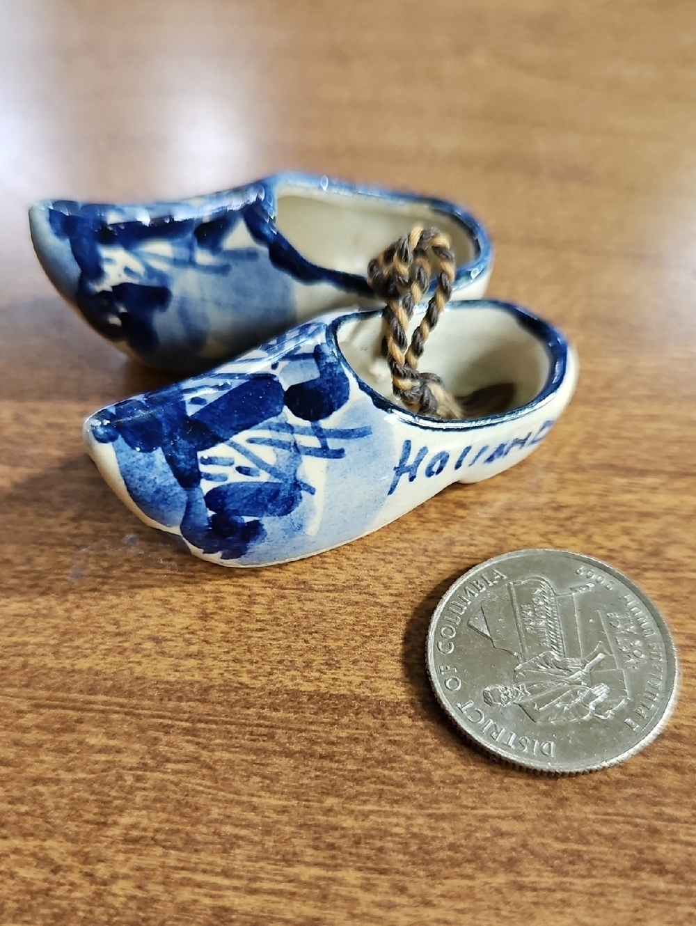 Delft Blue Mini Clog Shoes